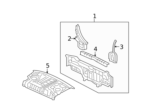 Rear Body for 2009 Honda Civic #1