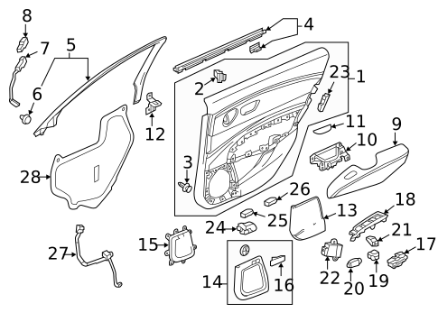 Trunk for 2016 Acura RLX #1