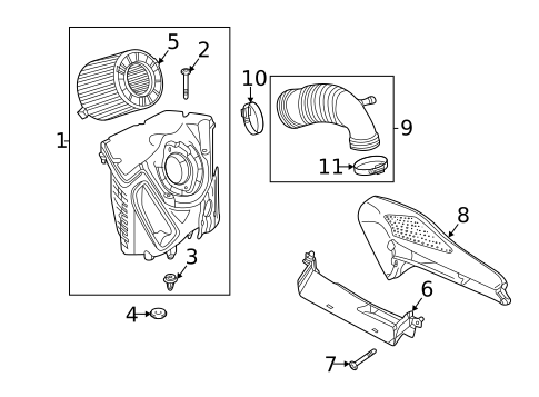 Air Intake for 2019 Audi A5 Quattro #0