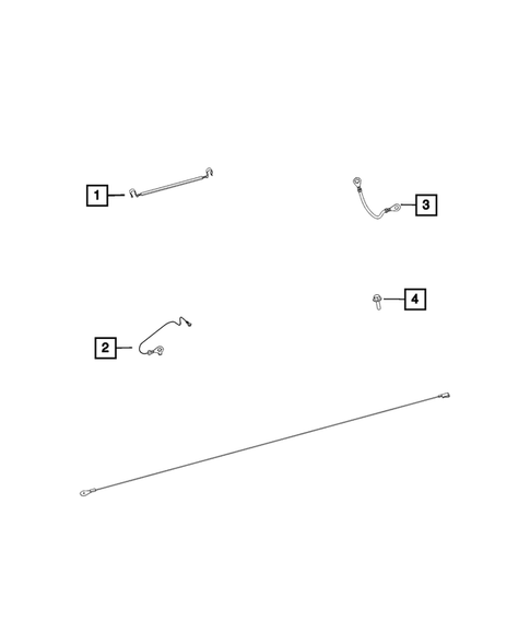 Battery, Battery Tray and Cables for 2019 Ram 3500 #10