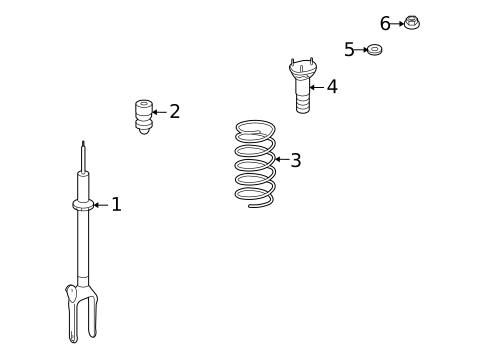Shocks & Components for 2008 Mercedes-Benz ML320 #0