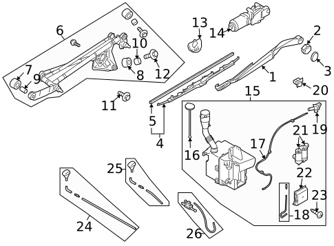 Wipers for 2005 Saab 9-2X #0