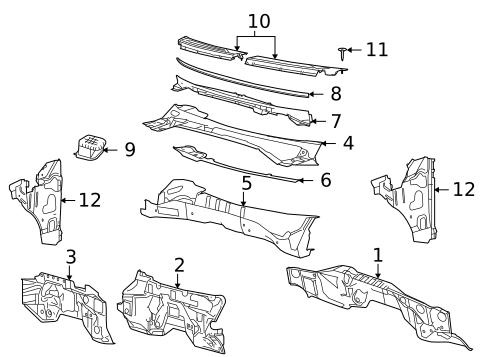 Cowl for 2010 Ford F-150 #2