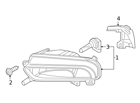 Bulbs - Chassis for 2015 Audi A3 Quattro #2