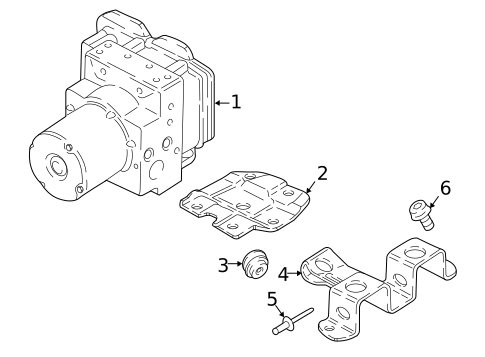 ABS Components for 2020 Porsche Panamera #0