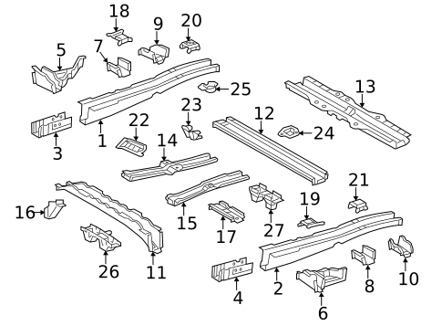 Exhaust Components for 2018 Toyota Sienna #3