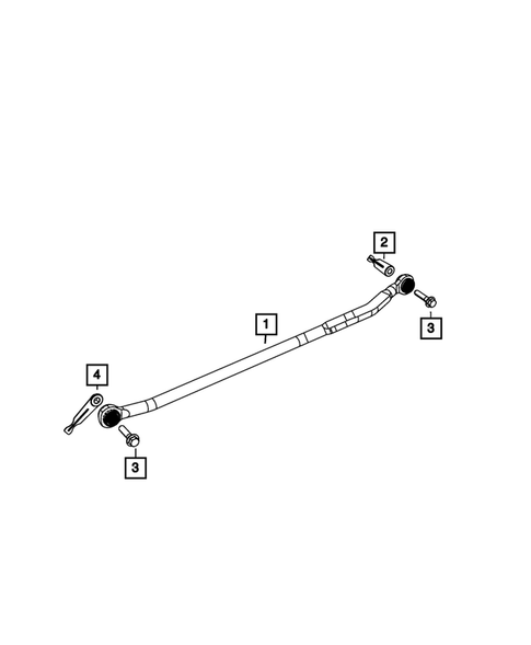 Front Stabilizer Bar for 2018 Ram 2500 #3