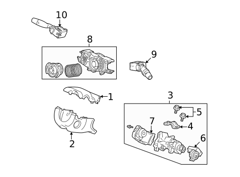 Switches for 2009 Honda Civic #1