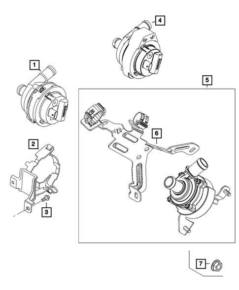 Water Pump and Related Parts for 2025 Dodge Hornet #2