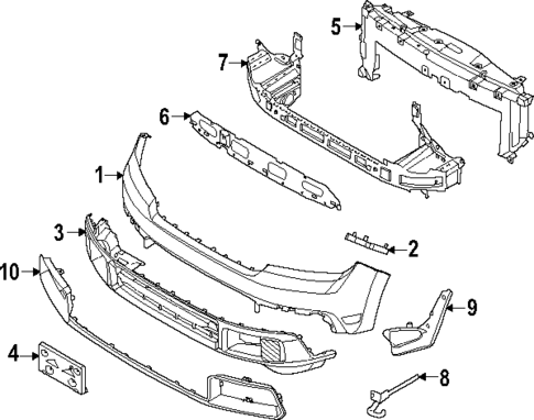 Bumper & Components - Front for 2025 Ford Maverick #2
