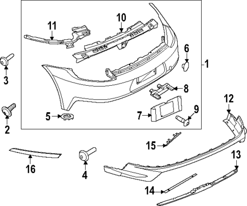 Bumper & Components - Rear for 2025 Porsche 911 #0