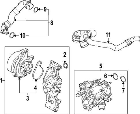 Water Pump for 2025 BMW 228 xDrive Gran Coupe #0