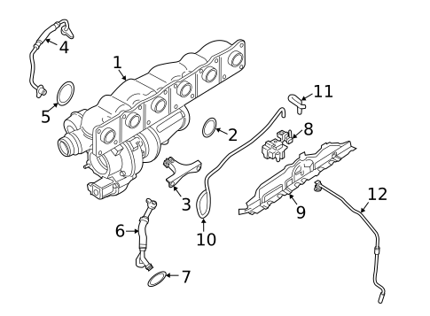 Turbocharger & Components for 2015 BMW 640i Gran Coupe #0
