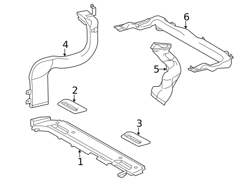 Ducts for 2020 Toyota Sienna #1