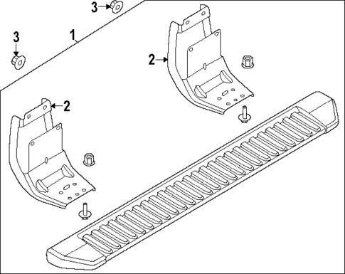 Running Board for 2025 Ford F-250 Super Duty #6