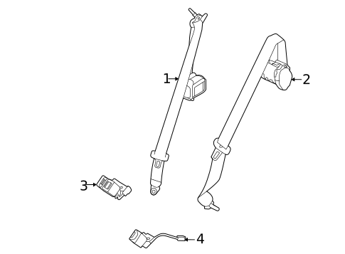 Second Row Seats for 2020 Land Rover Defender 110 #1