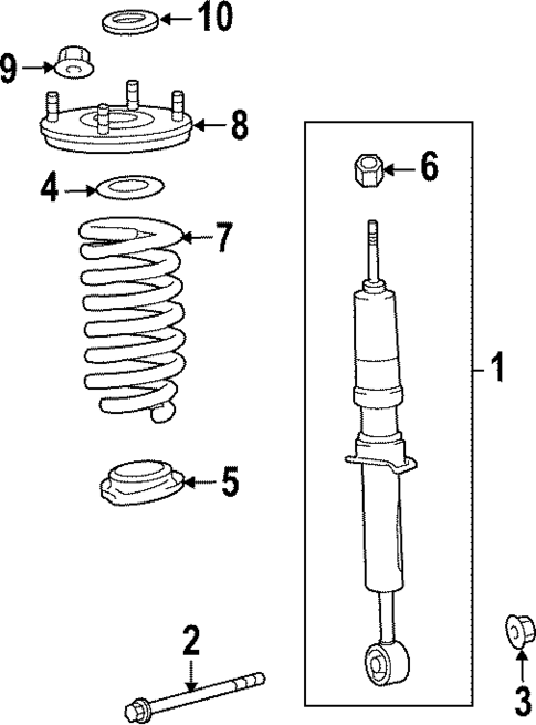 Struts & Components for 2025 Toyota Tundra #1