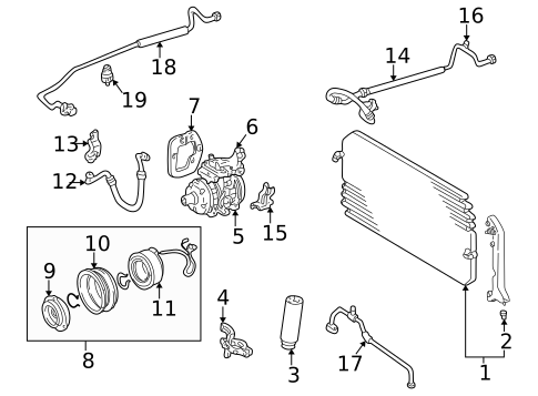 Switches & Sensors for 2000 Toyota Camry #1