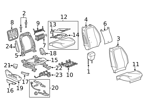 Heated Seats for 2010 GMC Terrain #1