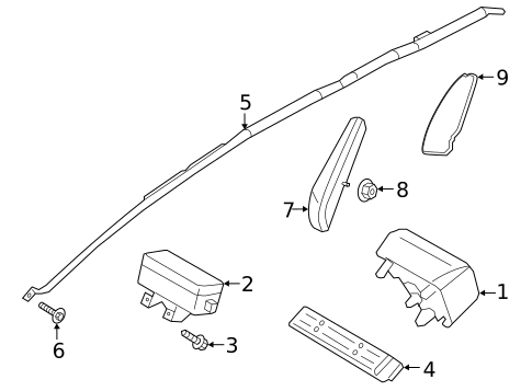 Air Bag Components for 2017 Ford Fusion #0