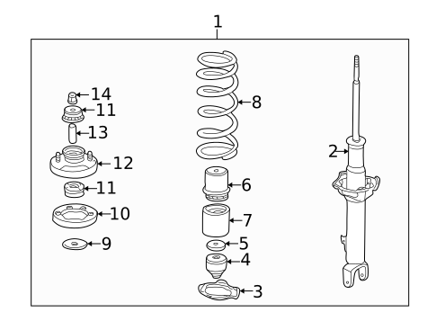 Struts & Components for 2000 Honda S2000 #1