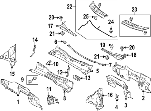 Cowl for 2025 Ford F-150 #0