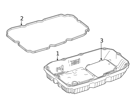 Transmission Components for 2017 Mercedes-Benz GLS 350d #1