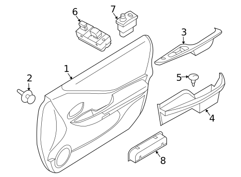 Front Door for 2009 Nissan Altima #0