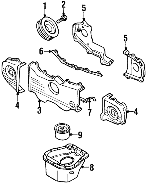 Filters for 1996 Subaru Legacy #1