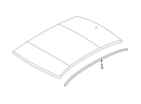 Exterior Trim - Roof for 2014 Chrysler 200 #1