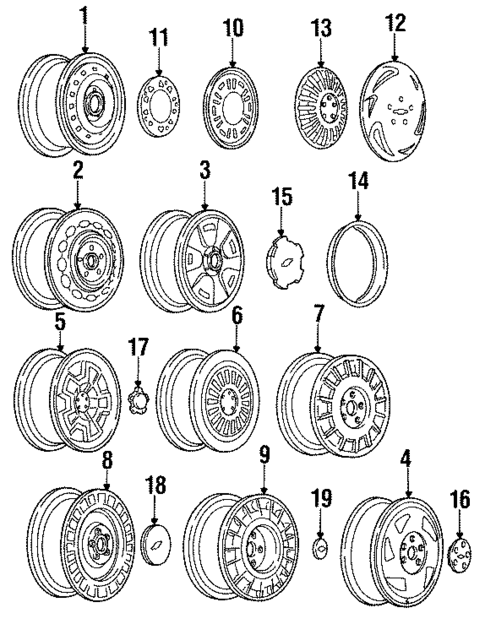 Covers & Trim for 1989 Chevrolet Corsica #0