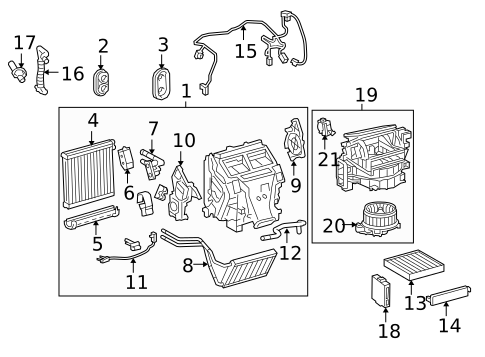 Condenser, Compressor & Lines for 2016 Lexus GX460 #1