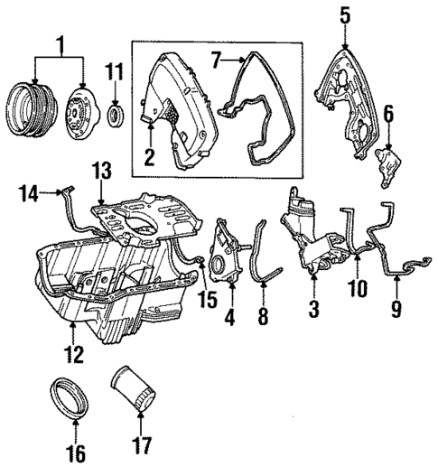 Engine Parts for 1994 Ford Taurus #0