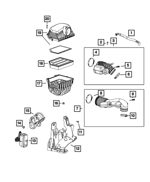 Air Cleaner for 2023 Jeep Grand Wagoneer #0