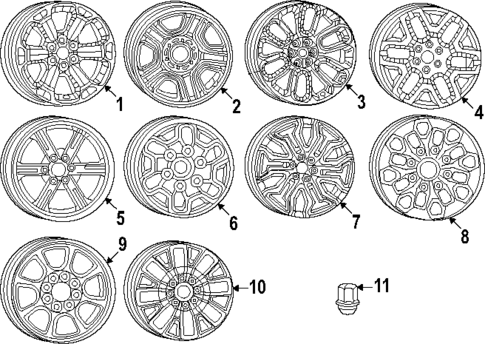 Wheels for 2025 Ram 1500 #0