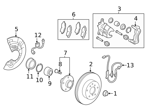 Anti-Lock Brakes for 2016 Toyota Camry #1