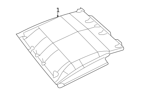 Interior Trim - Top for 2010 Chrysler Sebring #1