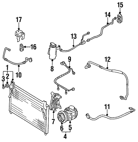 Hoses & Lines for 1991 Mazda MPV #0