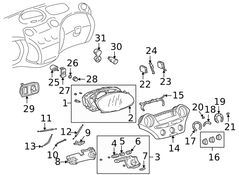 Controls for 2002 Toyota Echo #0