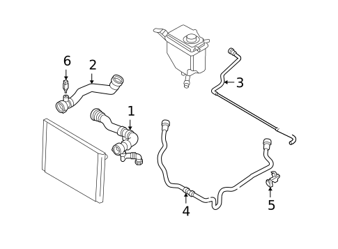 Hoses & Pipes for 2010 BMW 535i #0