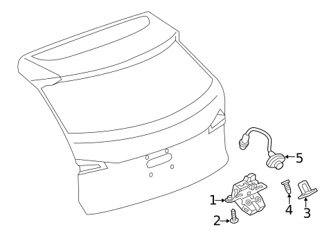 Lock & Hardware for 2019 Cadillac XT4 #3
