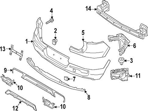 Bumper & Components - Rear for 2019 Volvo XC40 #0