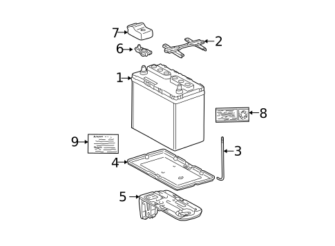Battery for 2004 Toyota RAV4 #0
