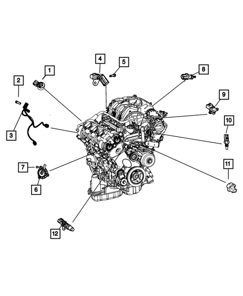 Sensors for 2011 Jeep Grand Cherokee #6