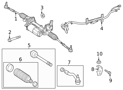 Steering Gear & Linkage for 2021 Mercedes-Benz Sprinter 1500 #1