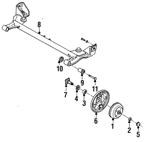 Rear Brakes for 1985 Chevrolet Spectrum #0