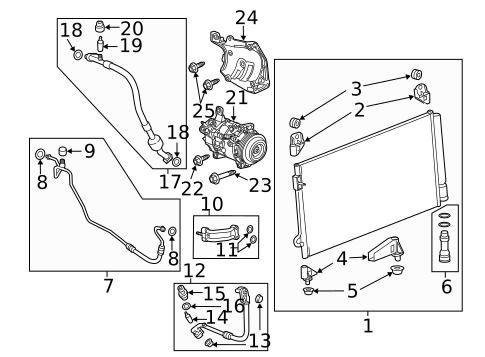 Gaskets & Sealing Systems for 2024 Chevrolet Traverse Limited #17