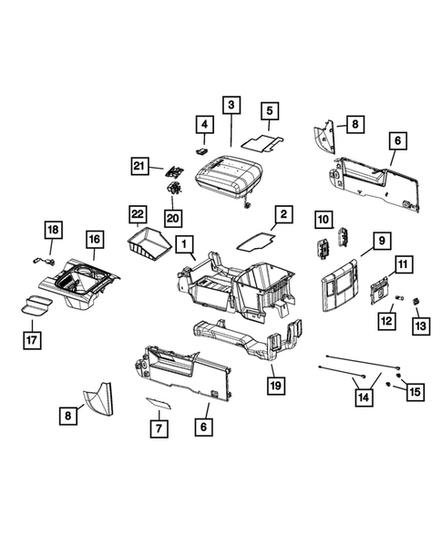 Consoles for 2018 Ram 3500 #0