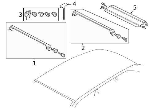 Luggage Carrier for 2017 Volkswagen Touareg #0