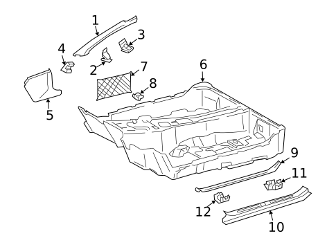 Interior Trim - Pillars for 2009 Mercedes-Benz SL63 AMG #0